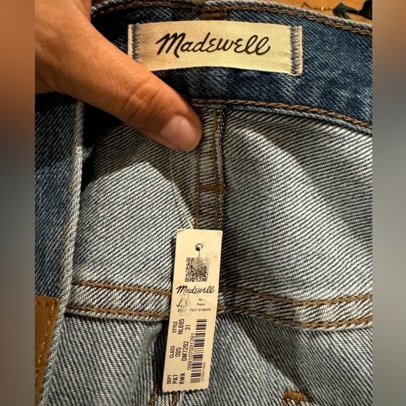 MADEWELL new The Slouchy Boyjean size 31 y2k casual preppy F - Picture 8 of 17